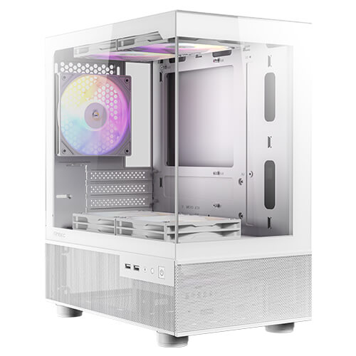 (内附5只风扇) Antec CX200M ELITE CASE MATX机箱(黑/白) 