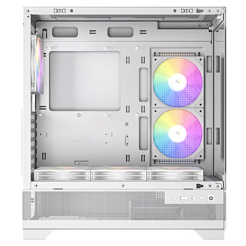 (内附6只风扇) Antec CX700 RGB ELITE ATX 电竞机箱黑/白