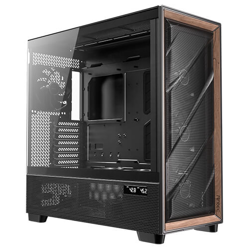 (内附6把风扇) Antec FLUX PRO ATX CASE 电竞机箱(黑/白) 