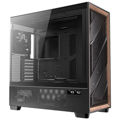 (内附6把风扇) Antec FLUX PRO ATX CASE 电竞机箱(黑/白) 