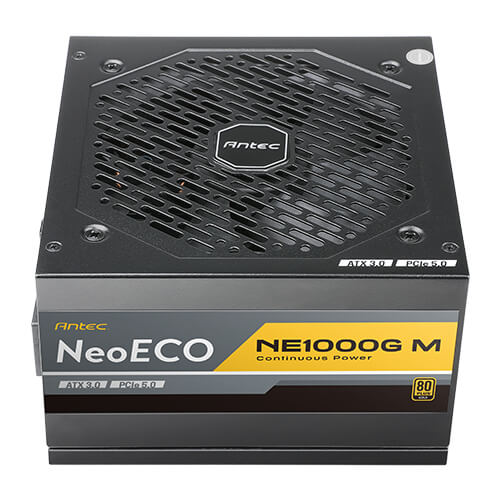 Antec NE1000G M ATX3.0 1000w 80Plus Gold Modular 主機電源 (黑/白)