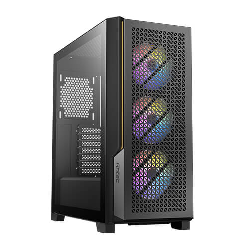 (内附3只风扇) Antec P20C E-ATX机箱(黑/白) ARGB/净色强化玻璃侧板