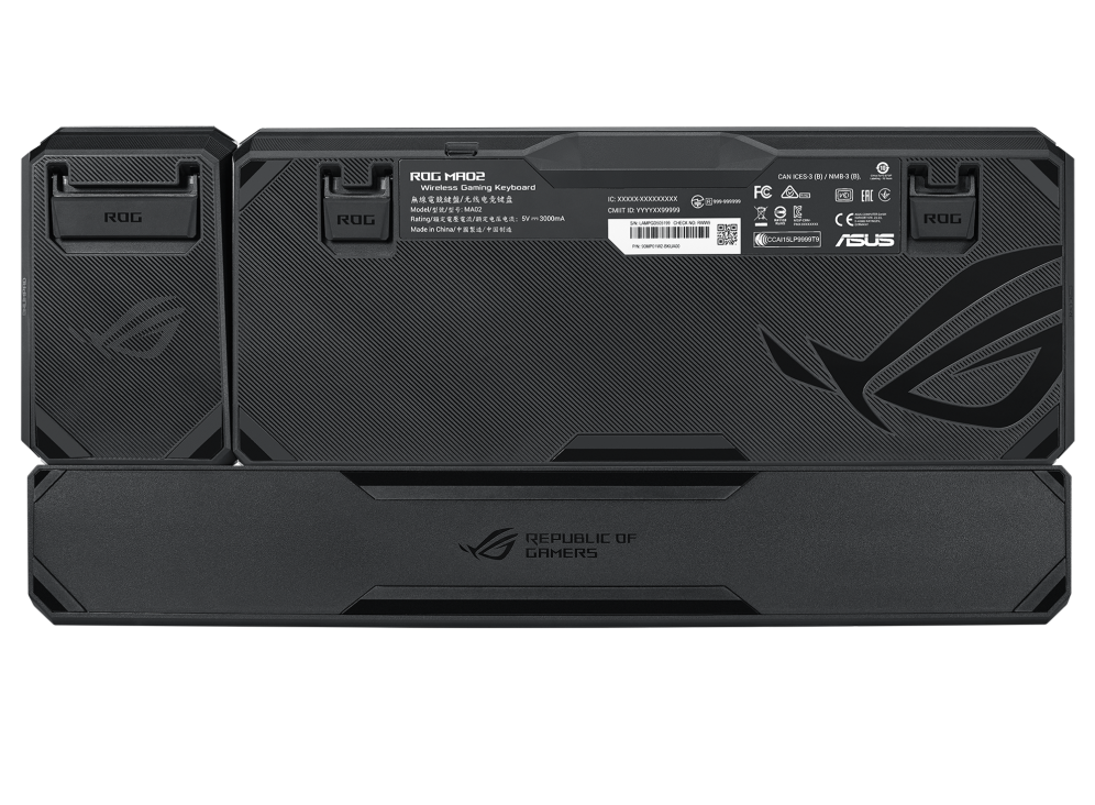 ASUS ROG Claymore II RX RGB 無線機械式鍵盤 (RX青/RX紅軸) 英文