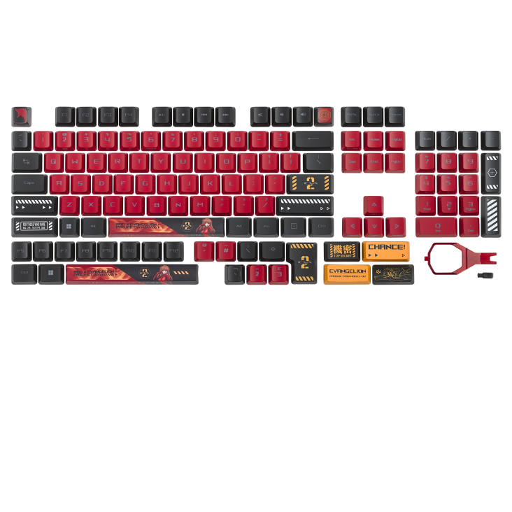 ASUS ROG RX Keycap Set EVA-02 Edition 限量版