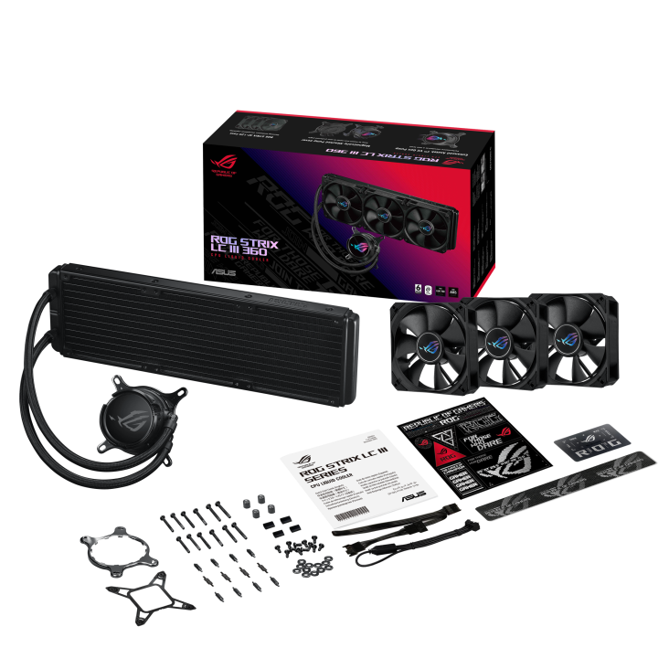 ASUS 華碩 ROG STRIX LC III 360 360mm 水冷散熱器 - Black 黑色
