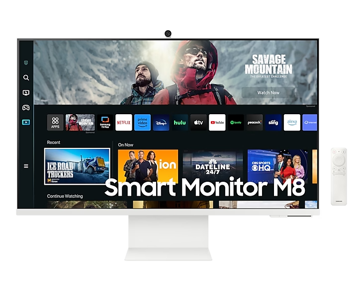 SAMSUNG三星 M8 4K 32"次世代智能顯示器 MONITOR (2023) WHITE (CAMERA AND SPEAKER INCLUDED)