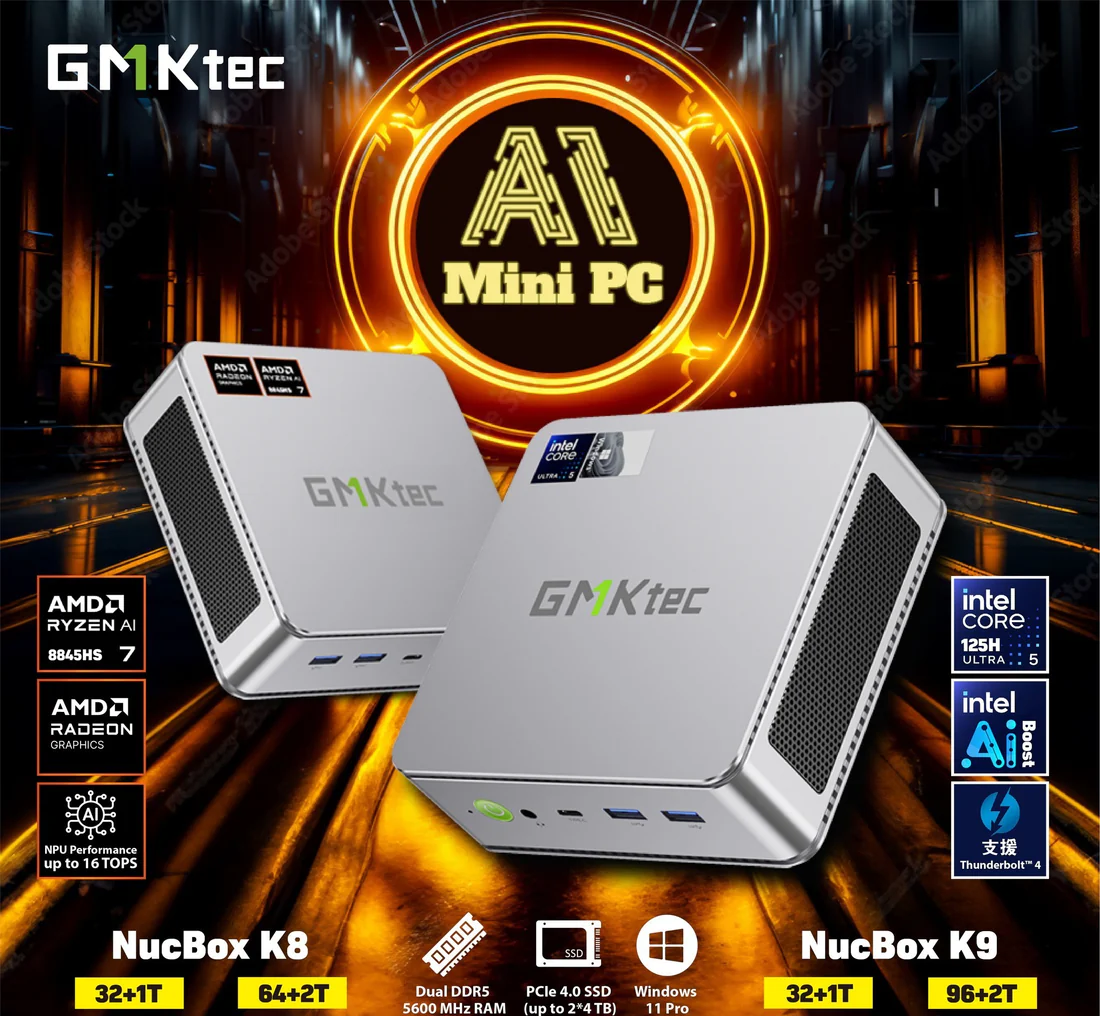GMKtec NucBox K8 迷你電腦 R7 88845HS Win11 Pro