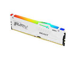 Kingston FURY Beast RGB DDR5 6000MHz 64GB KIT 32GBx2 White (KF560C40BWAK2-64)
