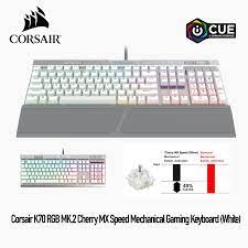 Corsair K70 RGB PRO  white Mechanical Gaming Keyboard(Corsair OPX光軸)