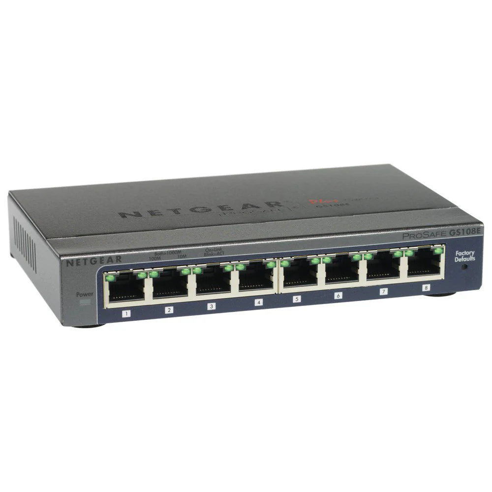 Netgear GS108E PROSAFE 8-port Gigabit Ethernet Switch
