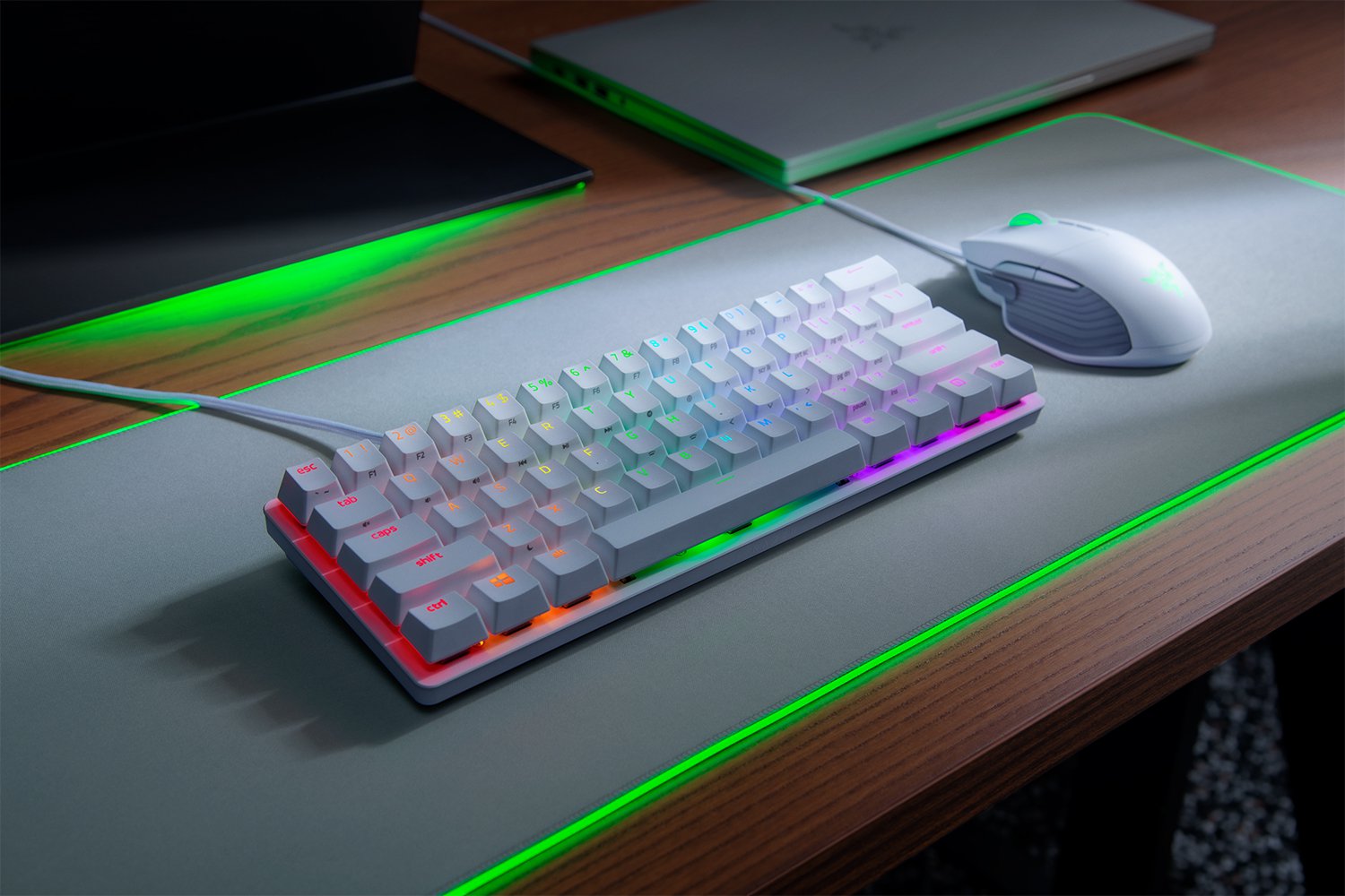 Razer Huntsman Mini - Linear Red Optical Switch - US - Mercury 電競遊戲鍵盤 (線性紅軸)