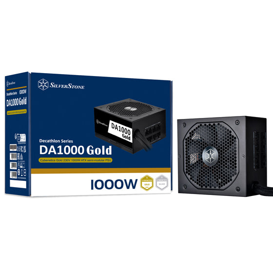 (倒數優惠)Silverstone DA1000 1000W 80Plus Gold 金牌 半模組 主機電源