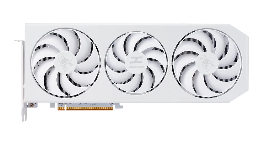 PowerColor HELLHOUND AMD Radeon RX 9070 XT 白色显示卡16GB OC 