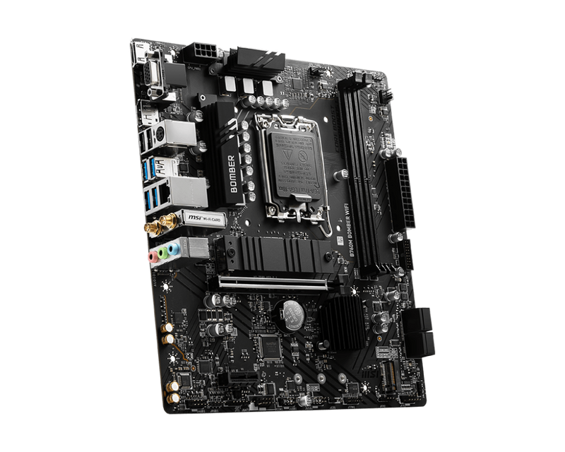 MSI 微星 B760M BOMBER WIFI Micro-ATX 主機板 (DDR5)
