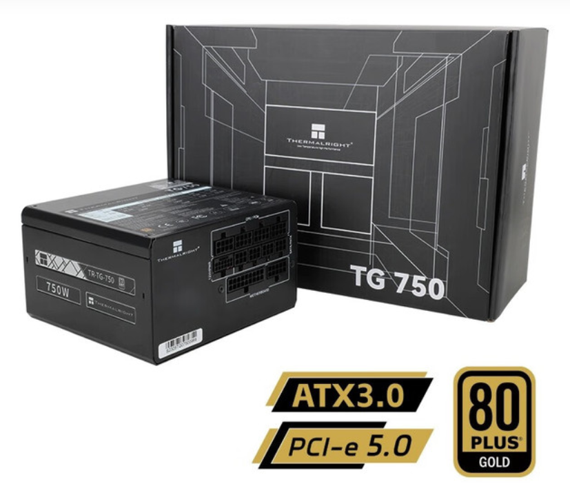Thermalright TG750 750W 80Plus Gold 金牌全模组主机电源(五年保用)
