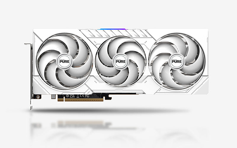 SAPPHIRE PURE AMD Radeon RX 9070 白色顯示卡 16GB OC
