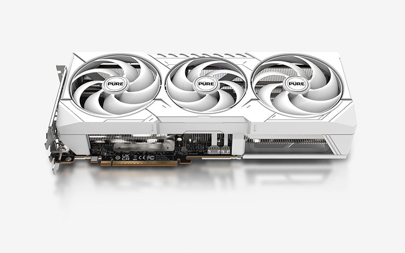 SAPPHIRE PURE AMD Radeon RX 9070 白色顯示卡 16GB OC