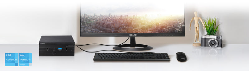 ASUS MiniPC PN41 + ASUS 藍光護眼顯示屏 VZ22EHE 迷里組合優惠