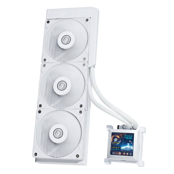 LIAN LI 聯力 HYDROSHIFT LCD 360S AIO CPU WATER COOLER (黑/白)