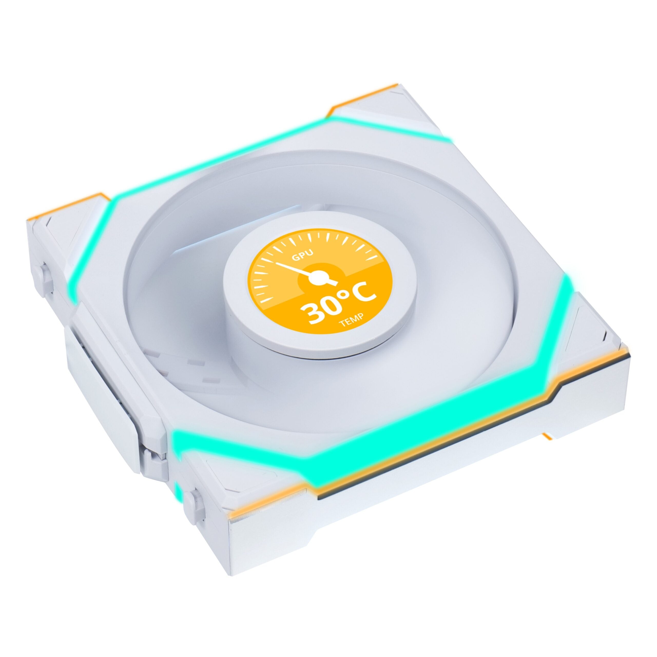 LIAN LI UNI FAN 12SL WIRELESS 120mm 積木風扇 LCD 黑 / 白 Single / 3 Pack