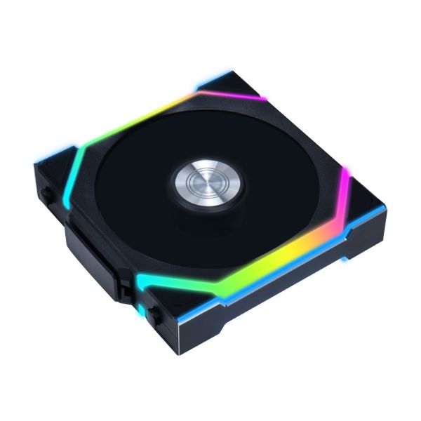Lian Li 聯力UNI FAN R12SL LCD WIRELESS 120mm Reverse Blade反向扇葉 積木風扇 黑 / 白 Single / 3 Pack