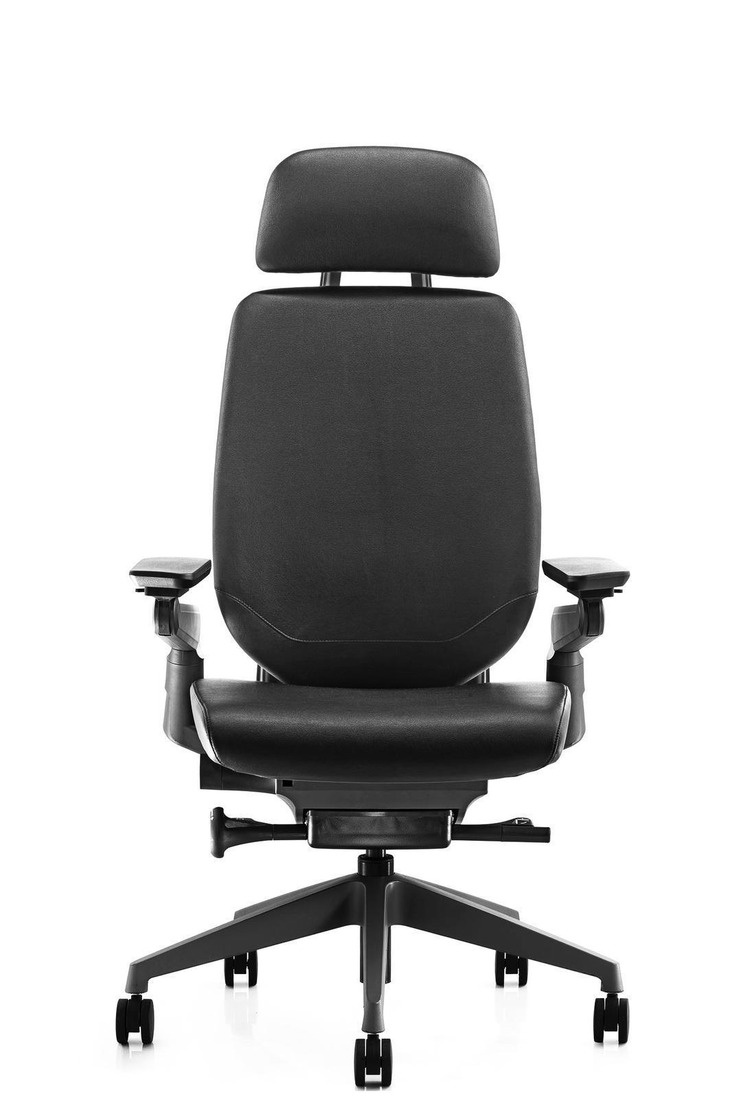E-Transformer Office Ergonomic Gaming Chair人體工學椅 (Black Leather)