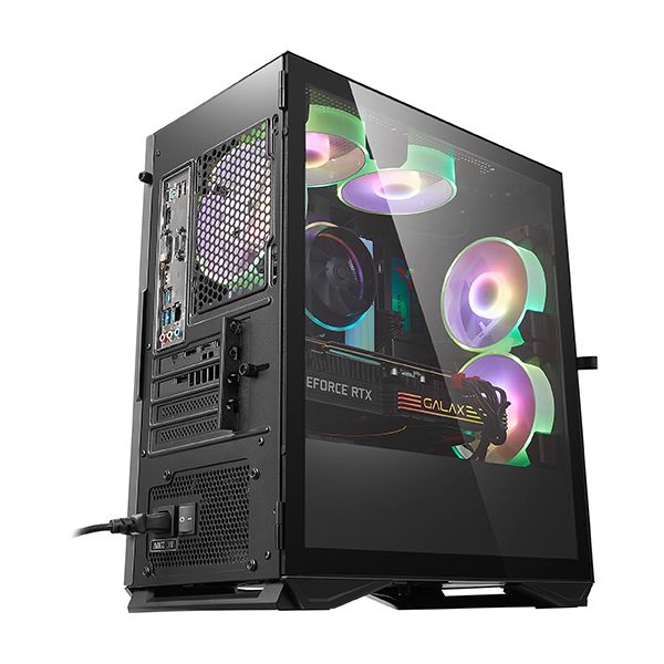 darkFlash DLM22 NINT Black 强化玻璃侧门mATX 机箱