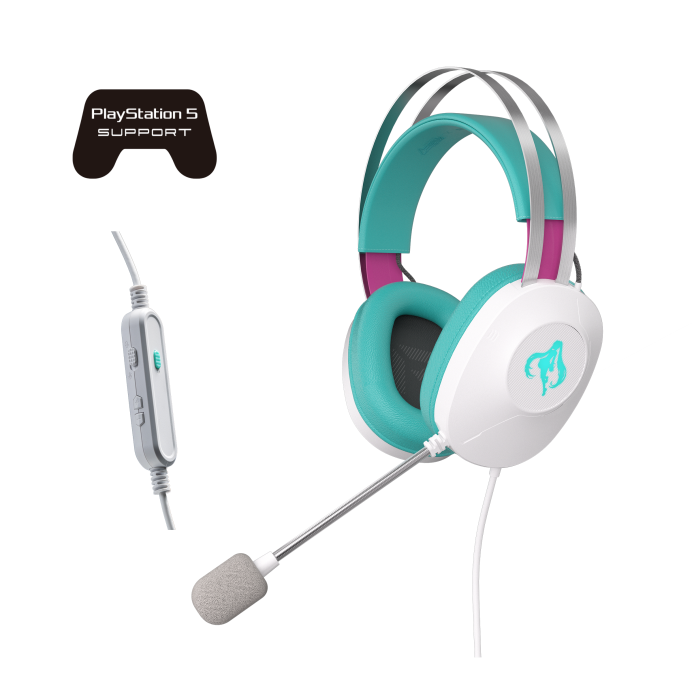 ASUS TUF GAMING X HATSUNE MIKU初音未來 H1 Gen II Hatsune Miku Edition 電競耳機