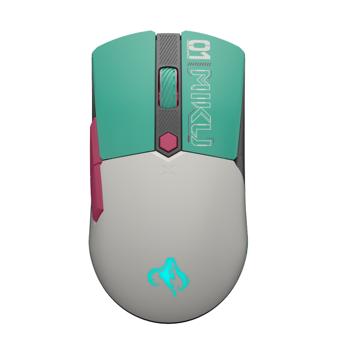 ASUS TUF GAMING X HATSUNE MIKU初音未來 TG Mini WLMIKU 電競滑鼠