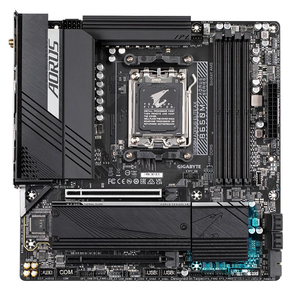 GIGABYTE 技嘉B650M AORUS ELITE AX Micro-ATX 主机板(DDR5) 
