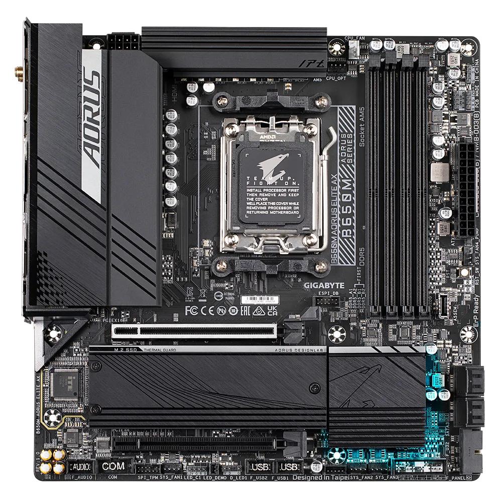 GIGABYTE 技嘉 B650M AORUS ELITE AX Micro-ATX 主機板 (DDR5)