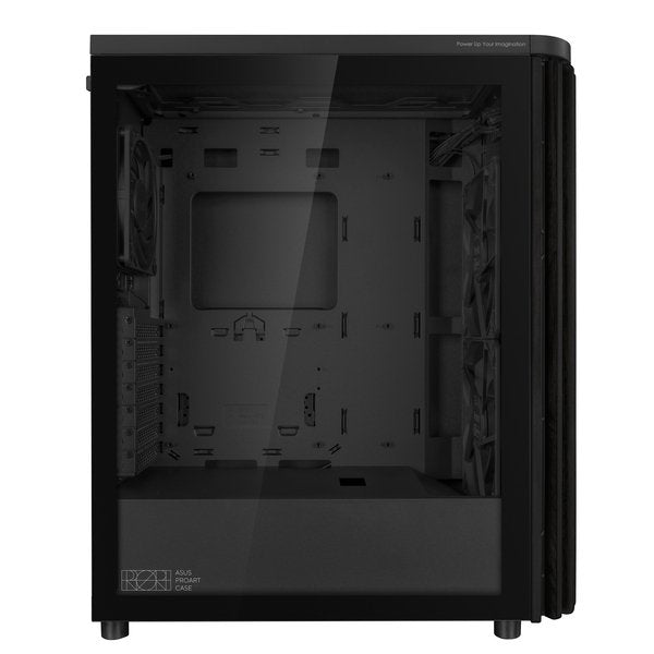 ASUS 华硕ProArt PA401 ATX 机箱黑色木质玻璃/ 金属侧板