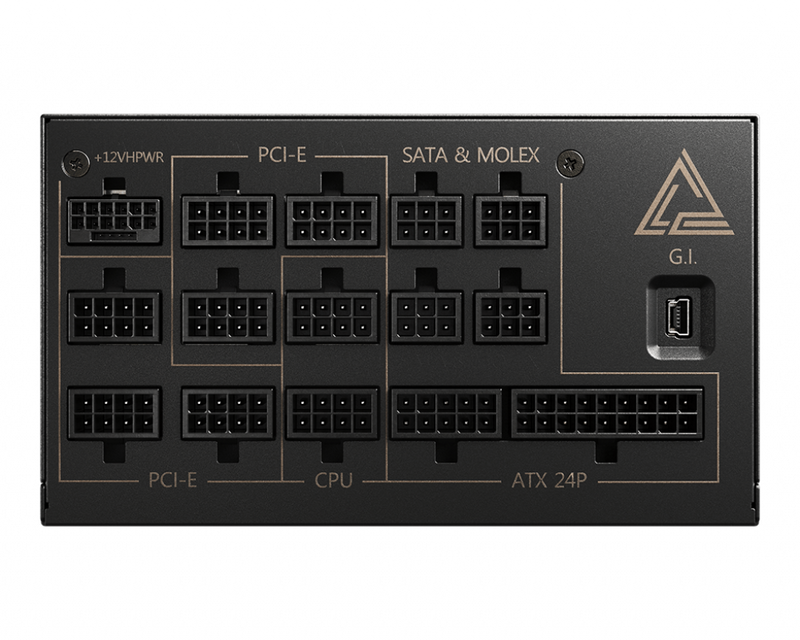 MSI MEG Ai1300P PCIE5 1300W 80Plus Platinum 鉑金牌 全模組 火牛 (10年保)