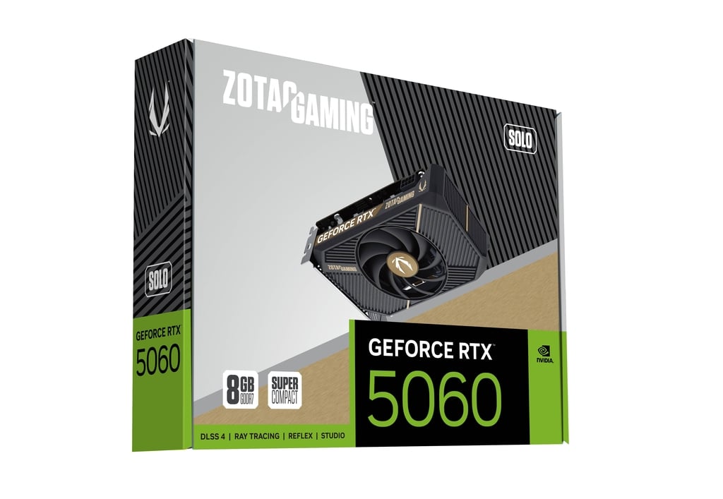 ZOTAC GAMING SOLO GeForce RTX 5060 8G 顯示卡