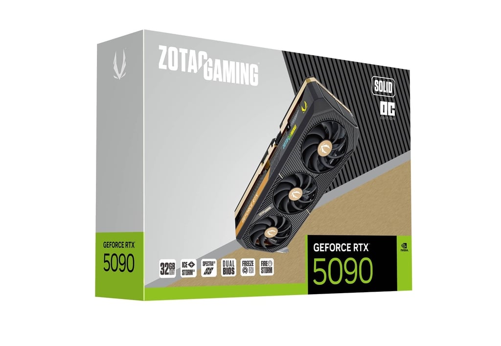 ZOTAC 索態 GAMING GeForce RTX 5090 SOLID OC 32G