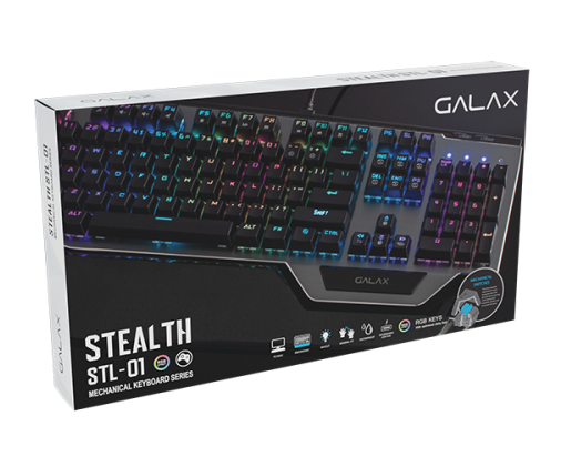 GALAX Gaming Keyboard (STL-01) Blue switch, 104 US layout