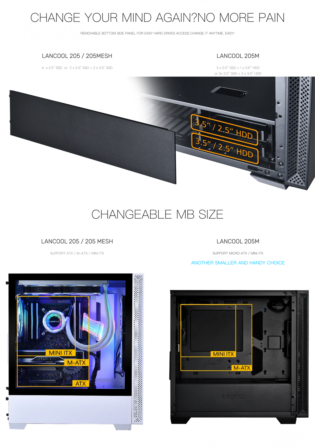 Lian Li 聯力 Lancool 205 Mesh TYPE C ATX CASE 機箱