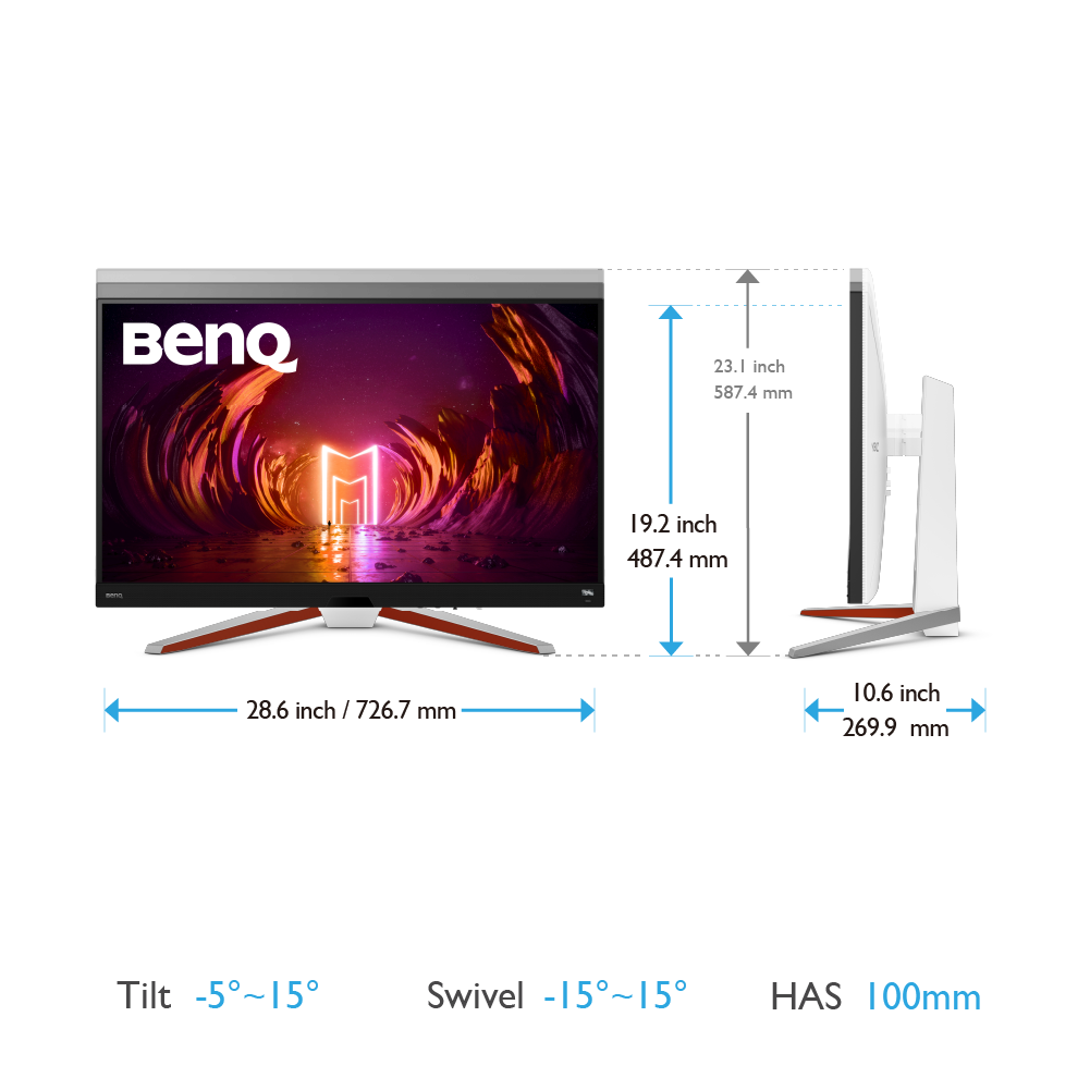BenQ MOBIUZ EX3210U 32" 4K 144Hz HDMI 2.1 遊戲螢幕