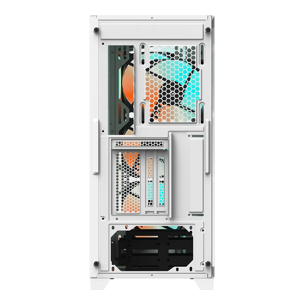 (附送4个ARGB风扇) GIGABYTE 技嘉C301 GLASS V2 Mid Tower E-ATX机箱黑/白