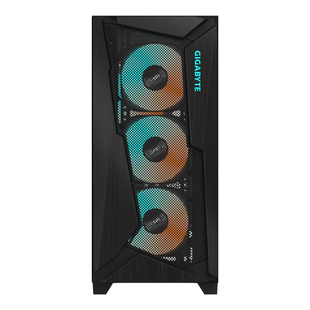 (附送4个ARGB风扇) GIGABYTE 技嘉C301 GLASS V2 Mid Tower E-ATX机箱黑/白