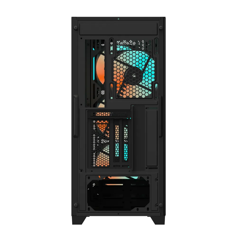 (附送4个ARGB风扇) GIGABYTE 技嘉C301 GLASS V2 Mid Tower E-ATX机箱黑/白
