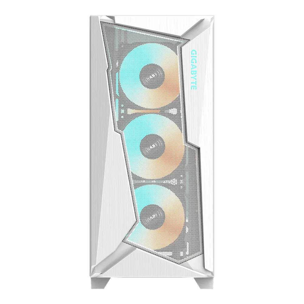 (附送4个ARGB风扇) GIGABYTE 技嘉C301 GLASS V2 Mid Tower E-ATX机箱黑/白