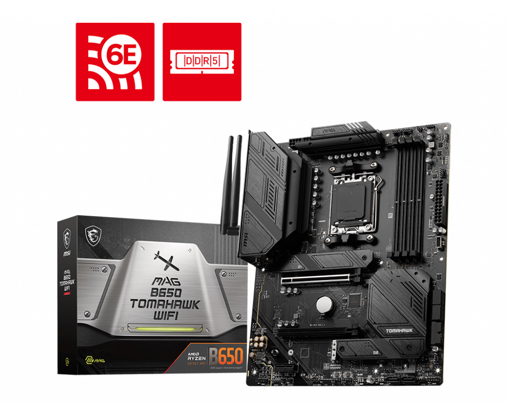 MSI 微星MAG B650 TOMAHAWK WIFI ATX 主机板(DDR5) 