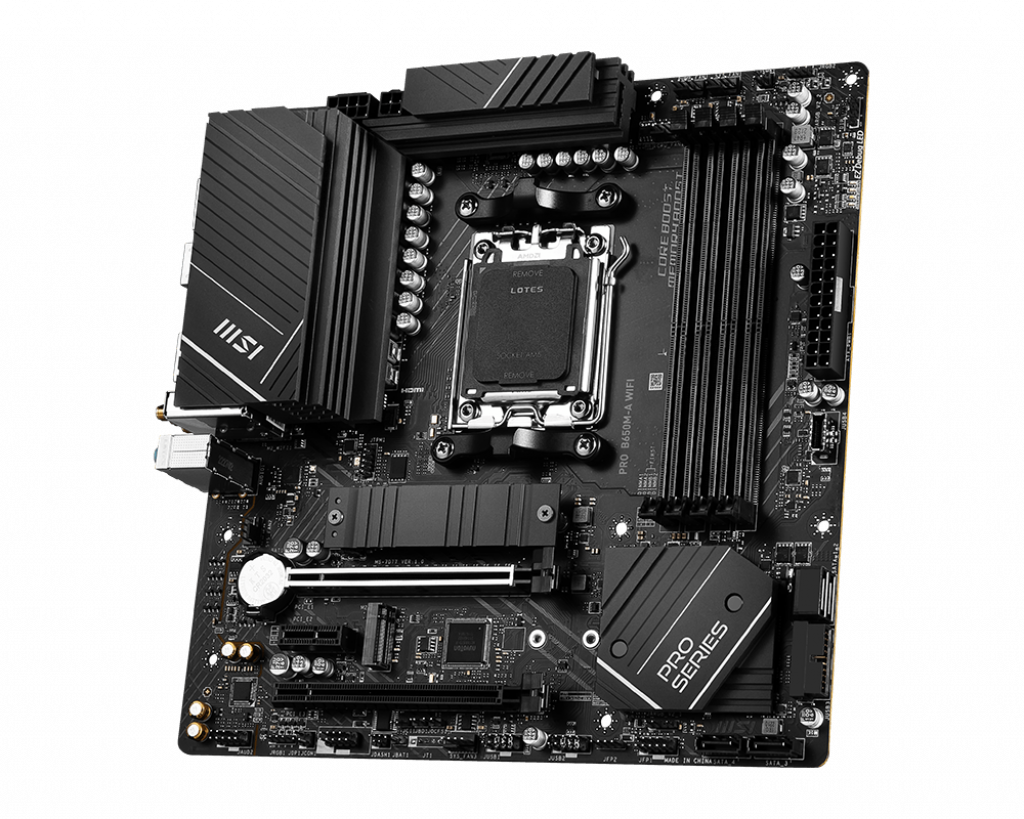 MSI 微星PRO B650M-A WIFI Micro-ATX 主机板(DDR5) 