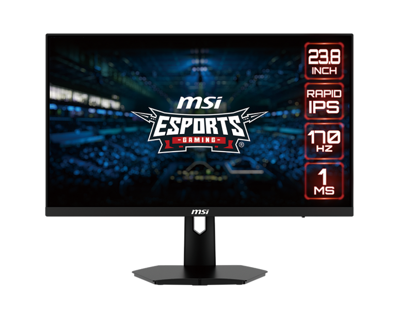 MSI 微星 Optix G244F 電競顯示器 (24 吋 FHD 170Hz IPS FreeSync) - 1920 x 1080