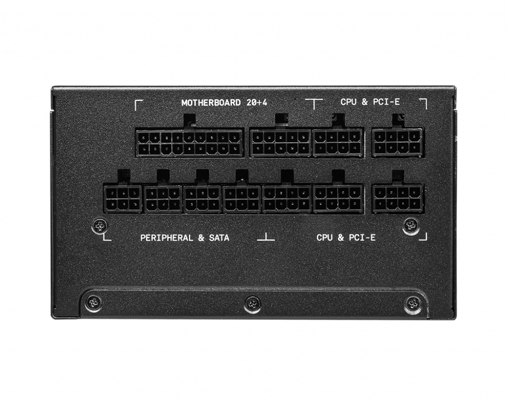MSI 微星 MPG A850G 850W PCIe5 80 PLUS GOLD 全模組 主機電源
