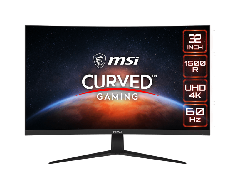 (消費券優惠) MSI 曲面專業顯示器 G321CUV 32" 4K 60Hz 1500R 電競顯示屏
