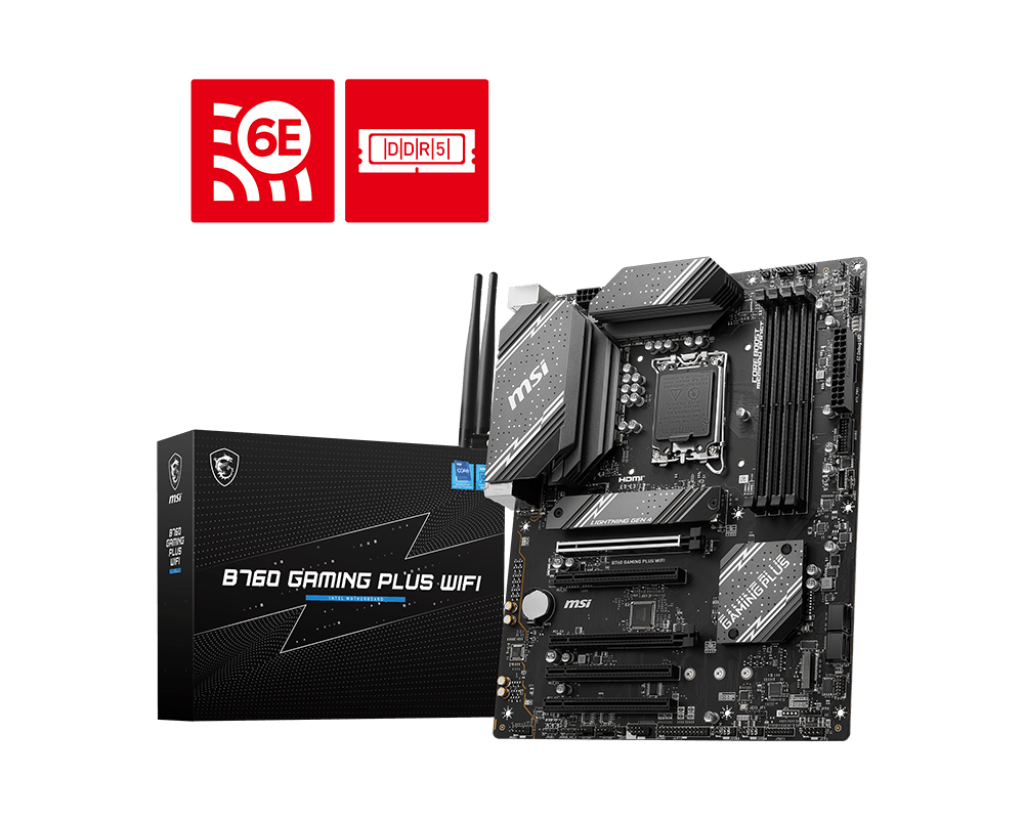 MSI 微星 B760 GAMING PLUS WIFI ATX 主機板 (DDR5)