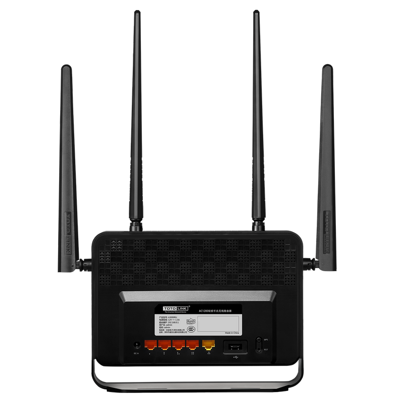 Totolink AC1200 MU-MIMO Wireless Router - A3000RU