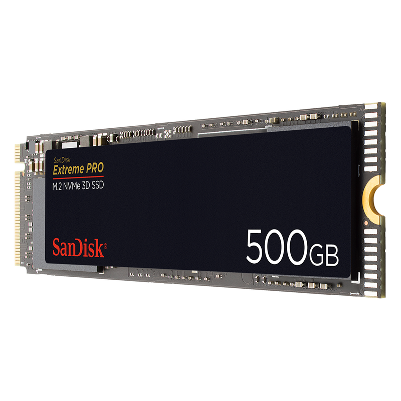 SANDISK EXTREME PRO M.2 NVME 3D SSD 500GB